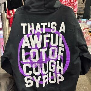 Black and Purple Graphic Men's Sweater